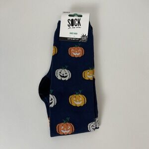 Sock it to me Knee High-Let's get lit- Glows in the dark Pumpkins Fall Halloween